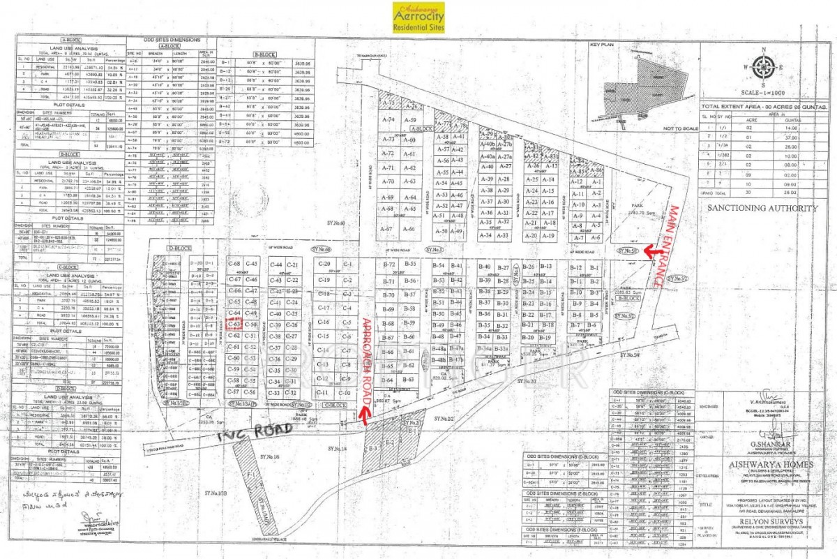 Layout plan showing direct approach from IVC and layout main entrance